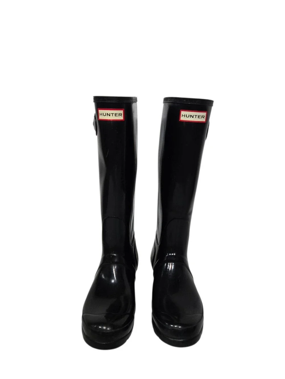 Hunter Black Gloss Tall Boots